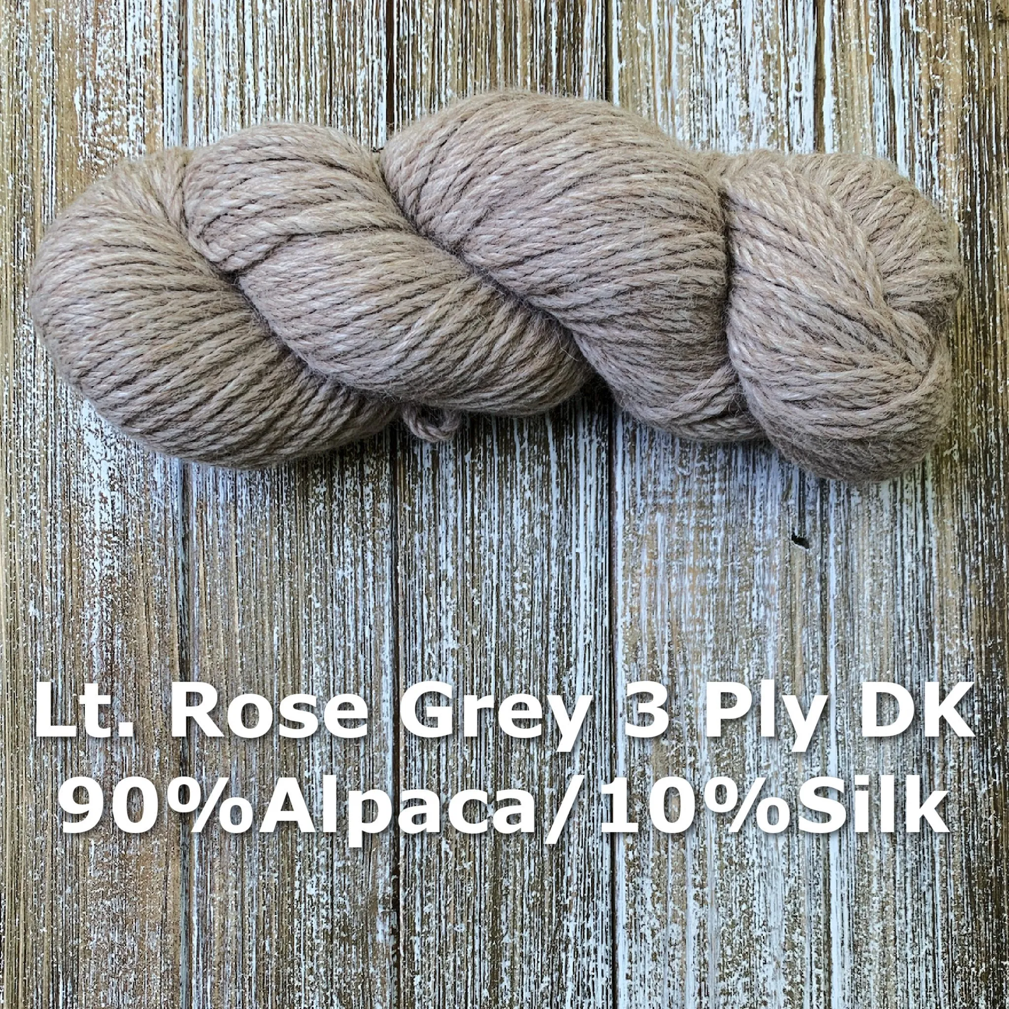 3 Ply 90% Alpaca 10% Silk DK Weight Yarn