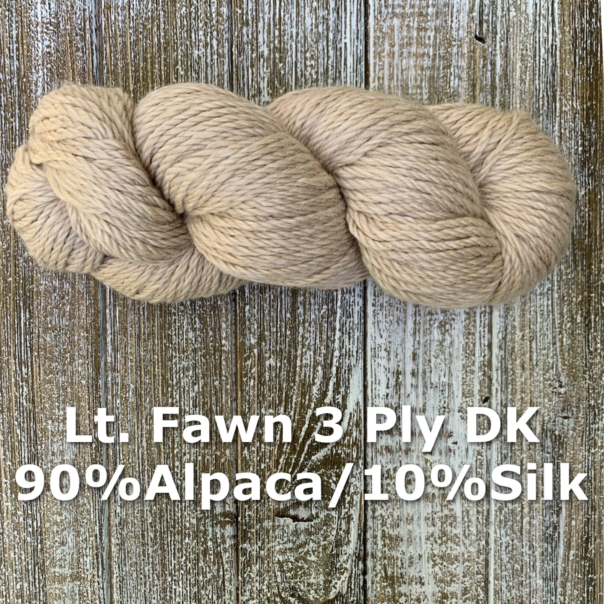 3 Ply 90% Alpaca 10% Silk DK Weight Yarn