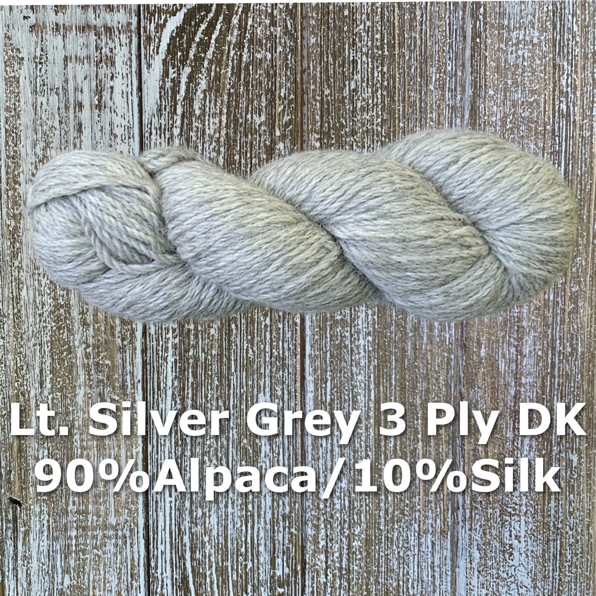 3 Ply 90% Alpaca 10% Silk DK Weight Yarn