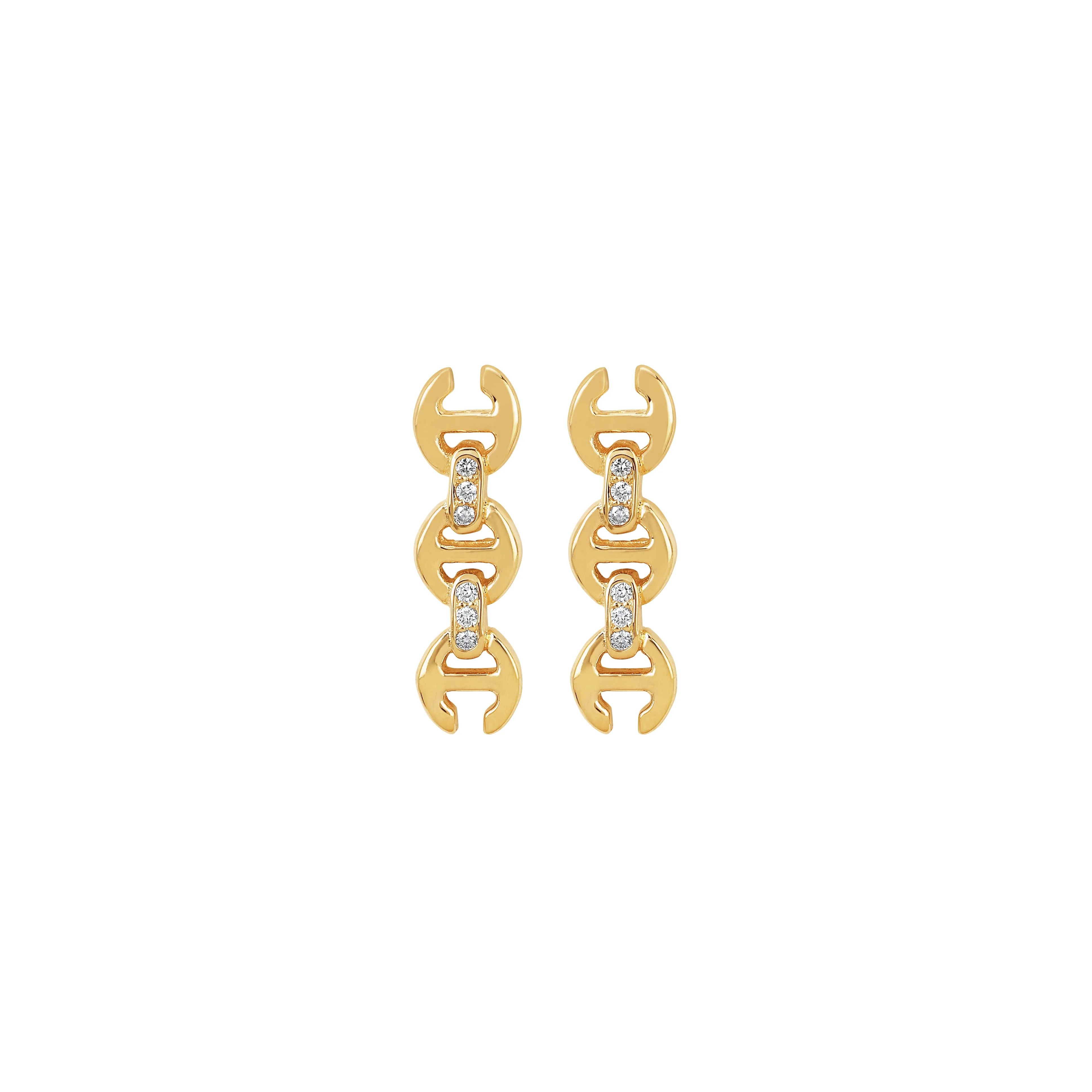 3MM TOGGLE STUDS WITH DIAMONDS