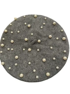 Abstract Pearl Beret