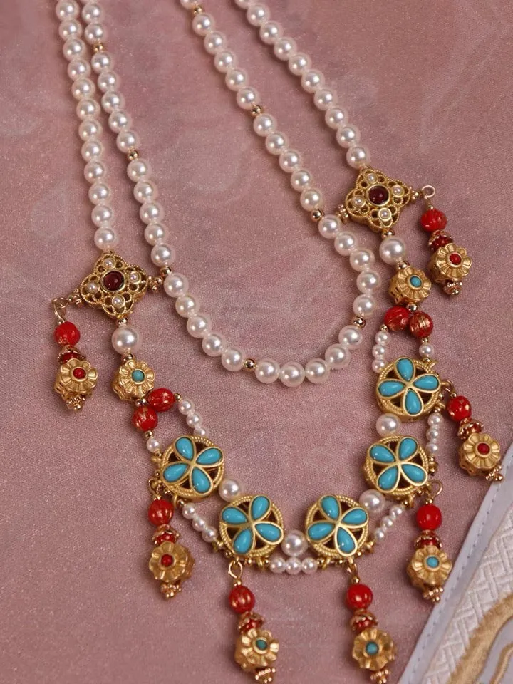 Crimson Beads Necklace