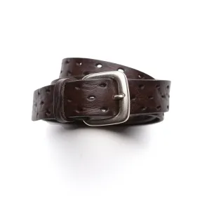 Dark Brown with Holes Belt