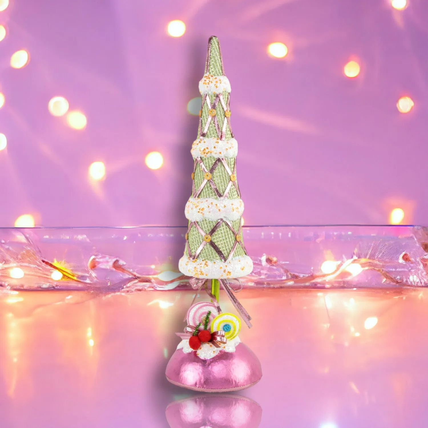 December Diamonds Citrus Sweets 25.5-Inch Citrus Tree Cone