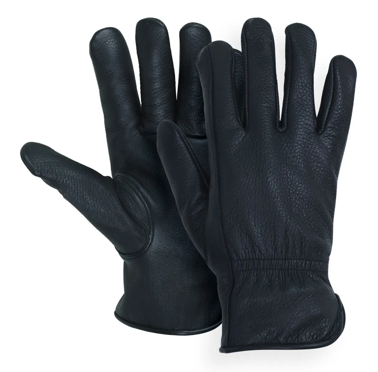 Deerskin Gloves with 3M Thinsulate® – Black