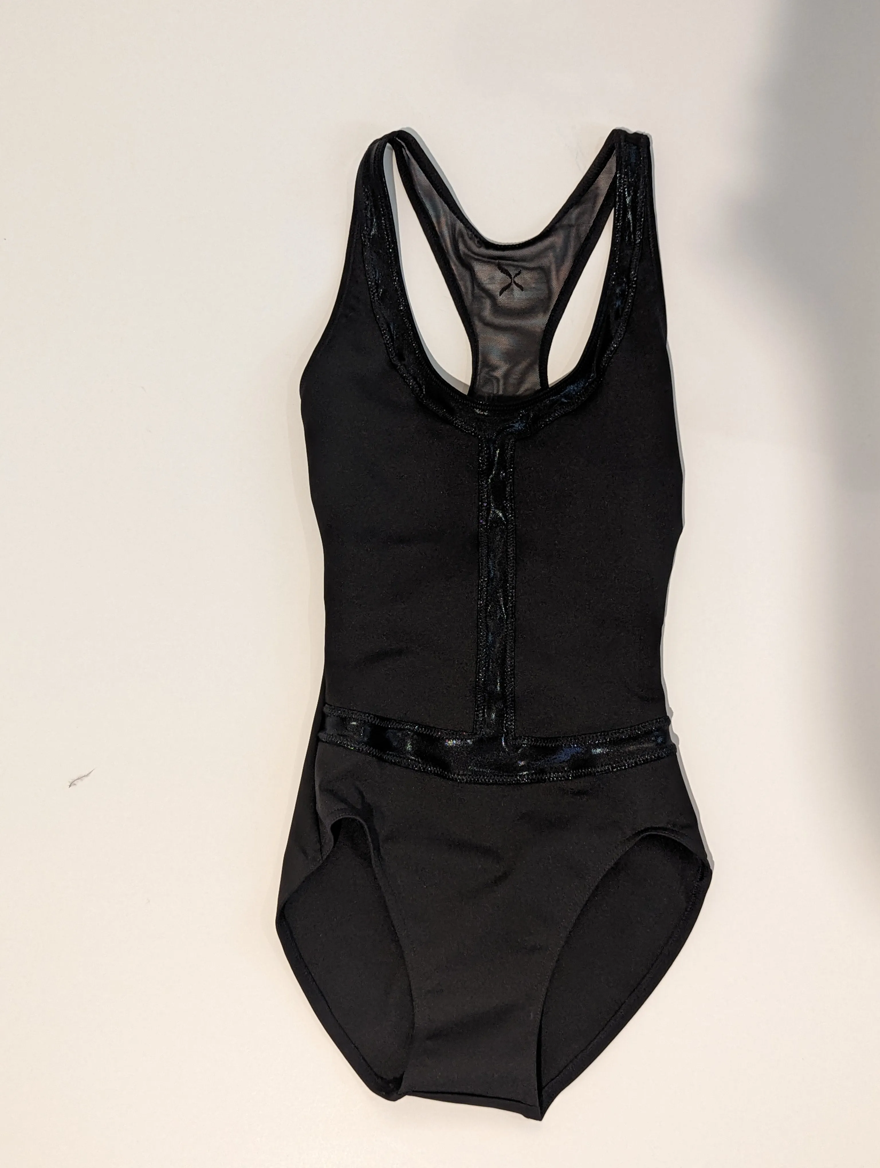 Drop Waist Black Leotard (Adult)