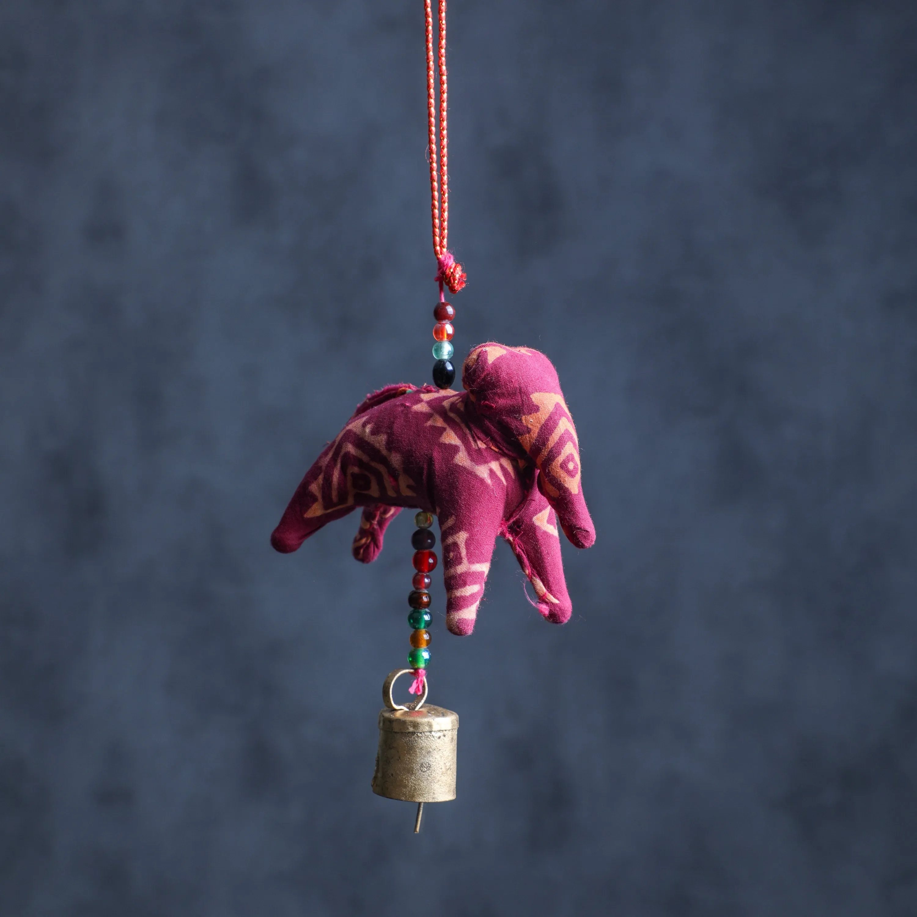 Fabric Elephant Charm