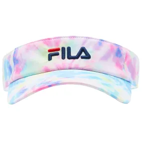 Fila Tie Dye Visor - White/Cotton Candy