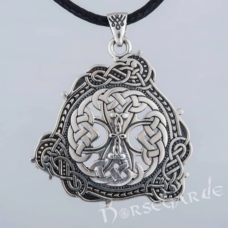 Handcrafted Celtic Yggdrasil Pendant - Sterling Silver