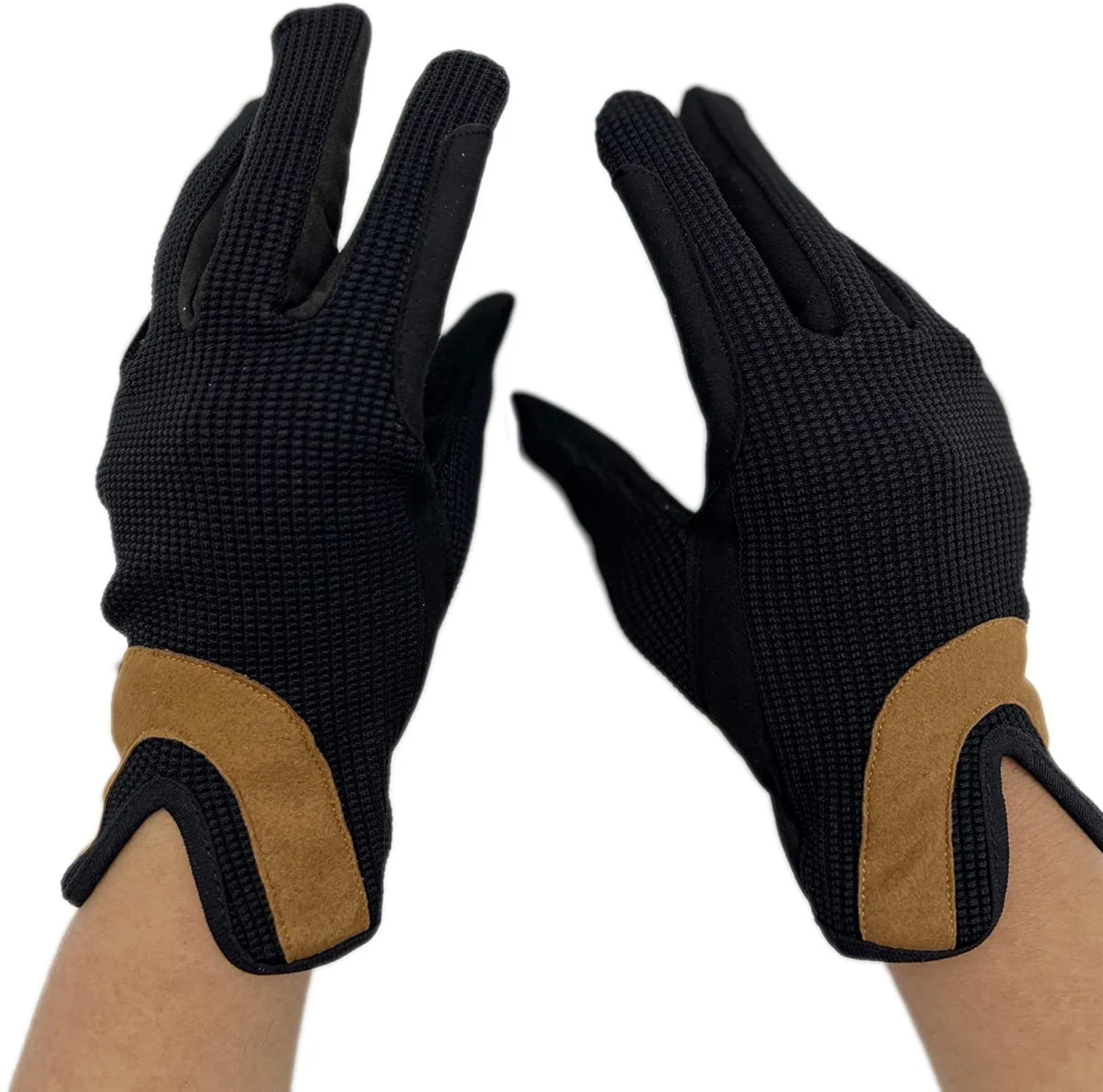 Horse Riding Men Hoof Model Gloves - Equestrian Touch Screen Knitted Sports Gloves