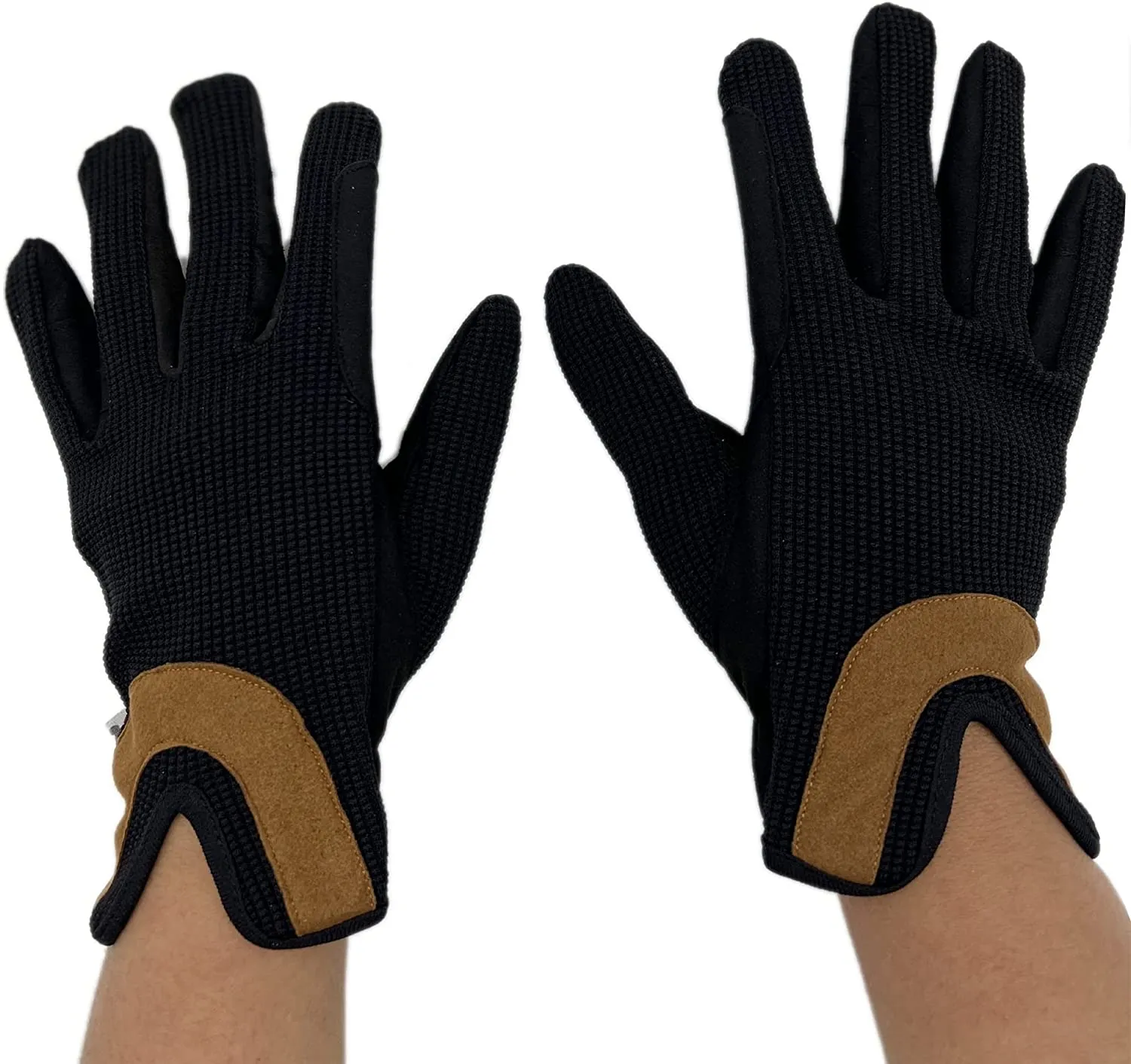 Horse Riding Men Hoof Model Gloves - Equestrian Touch Screen Knitted Sports Gloves