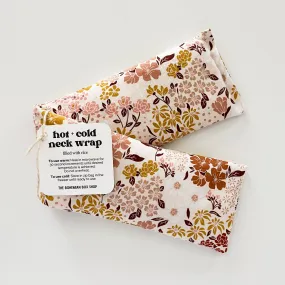 Hot & Cold Therapy Neck Wrap - Earth Tone Florals