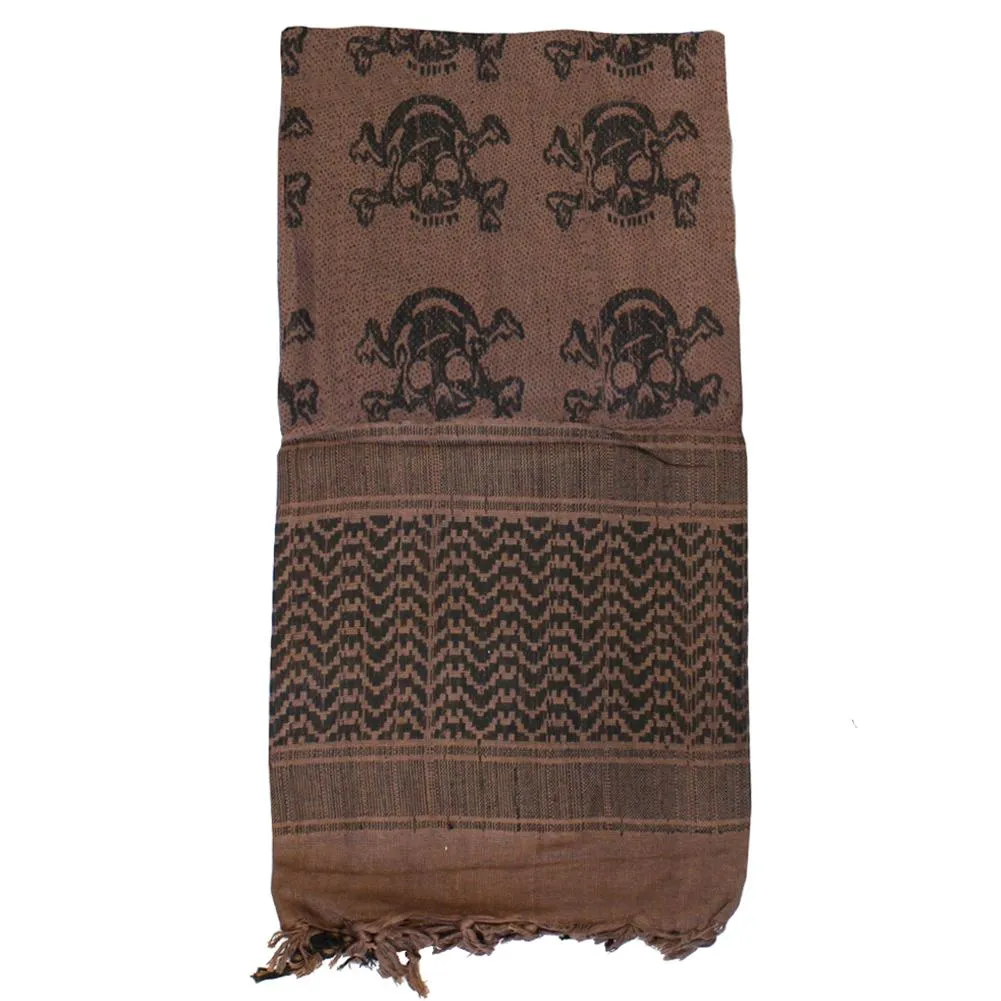 Lancer Tactical Skull Shemagh Desert Scarf Head Wrap