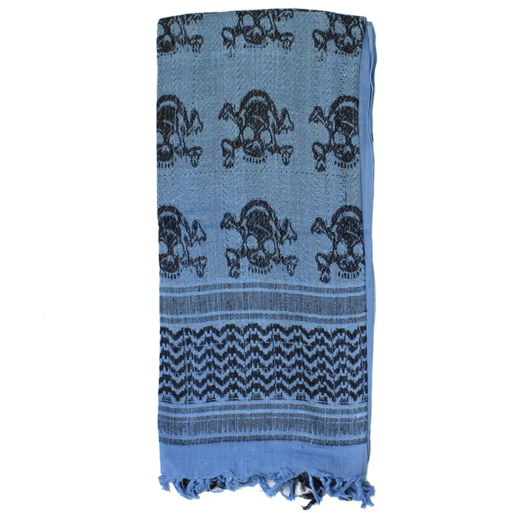 Lancer Tactical Skull Shemagh Desert Scarf Head Wrap