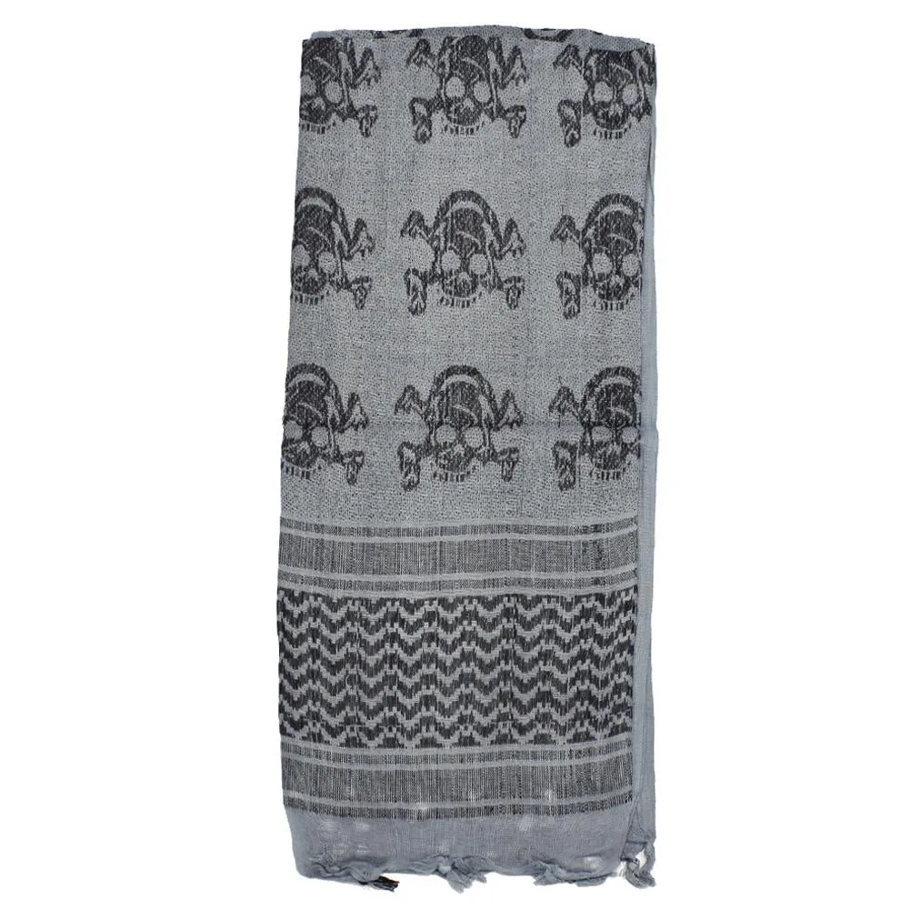 Lancer Tactical Skull Shemagh Desert Scarf Head Wrap