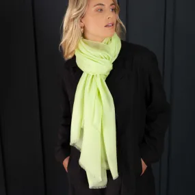 Luxe Merino Silk Shawl Pistachio