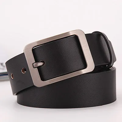 Men genuine leather luxury strap (buckle - fancy vintage look)