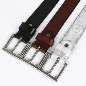 Men's Gothic Five  Rows Of Rivets Belts