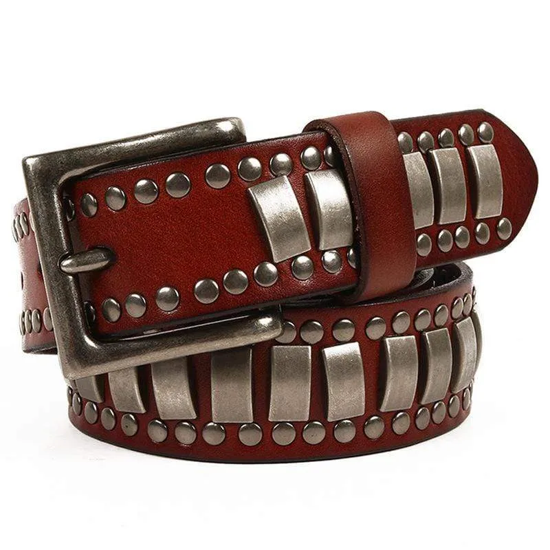 Men's Gothic Multi-rivets Belts