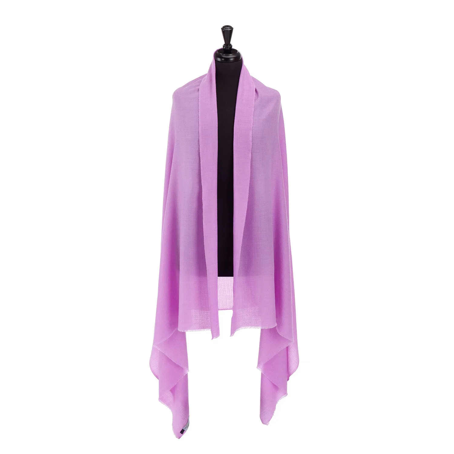 Merino Wool Shawl Lilac