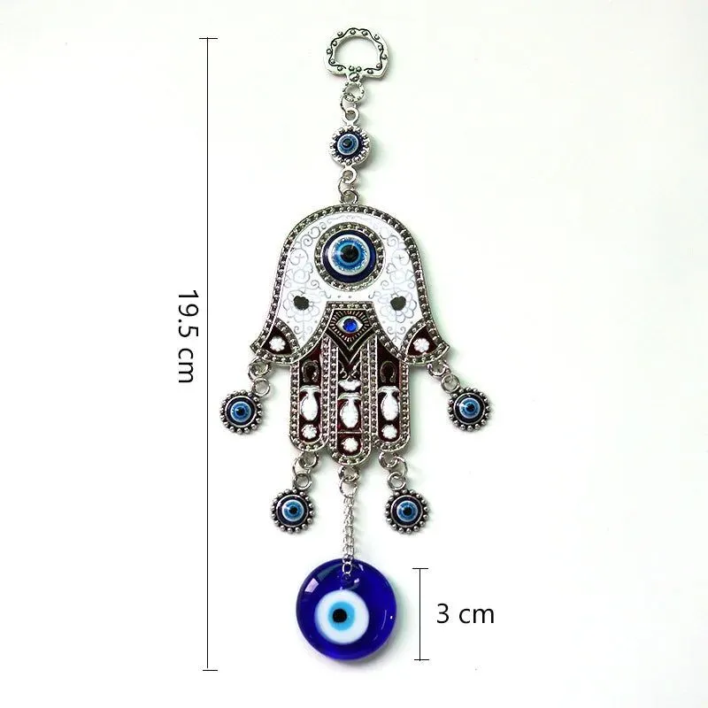 MysticGuard Hamsa Eye Chimes