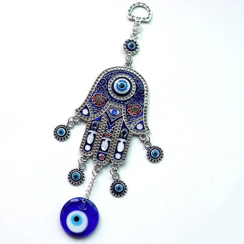 MysticGuard Hamsa Eye Chimes