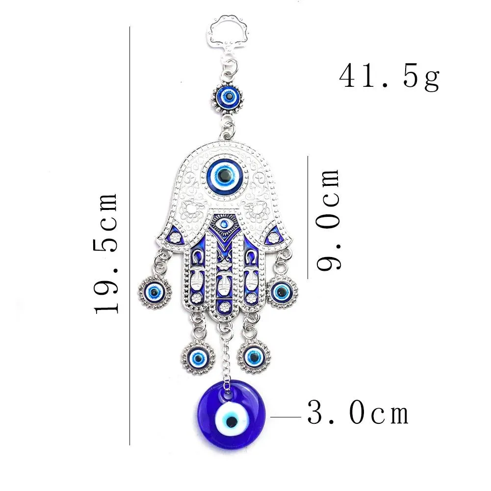 MysticGuard Hamsa Eye Chimes