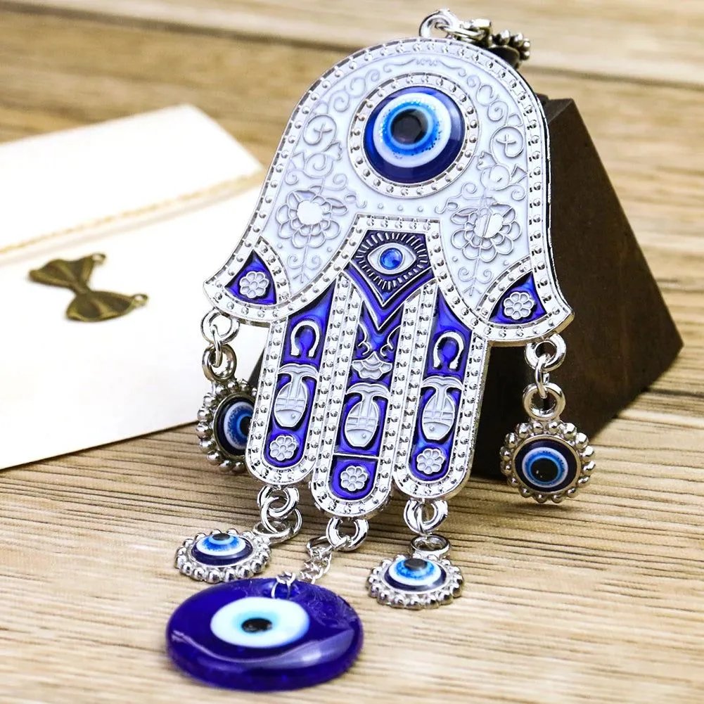 MysticGuard Hamsa Eye Chimes