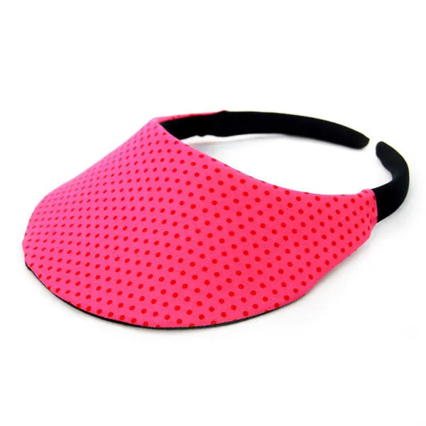 No Headache - Midsize Polka Dot Visor Hat