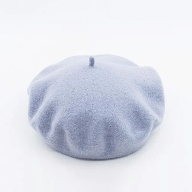 Pastel Color Beret (11 Colors)