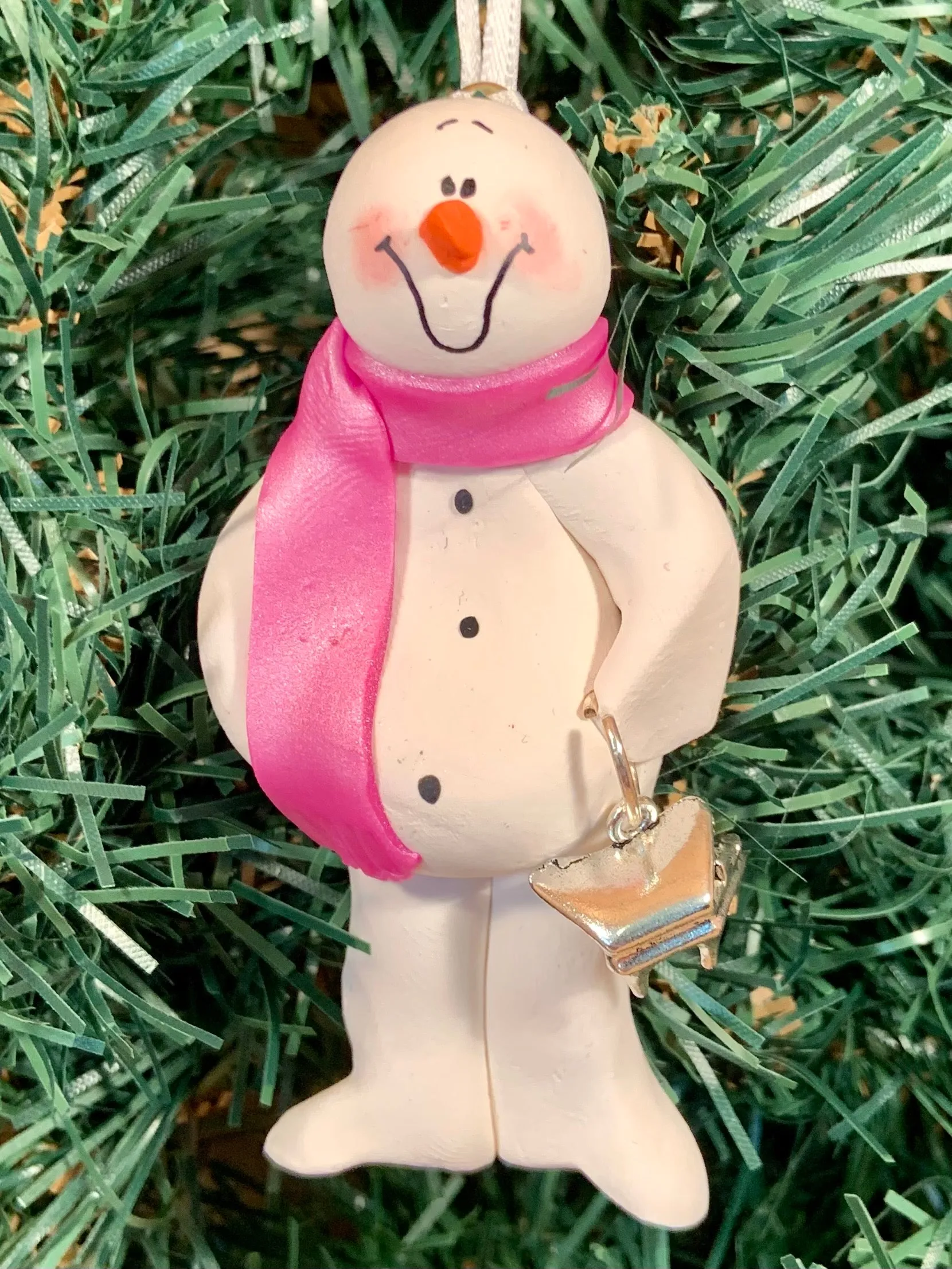 Piano Snowman Tree Ornament