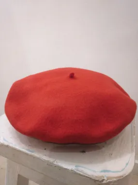 Poppy Red Wool Elosegui Beret