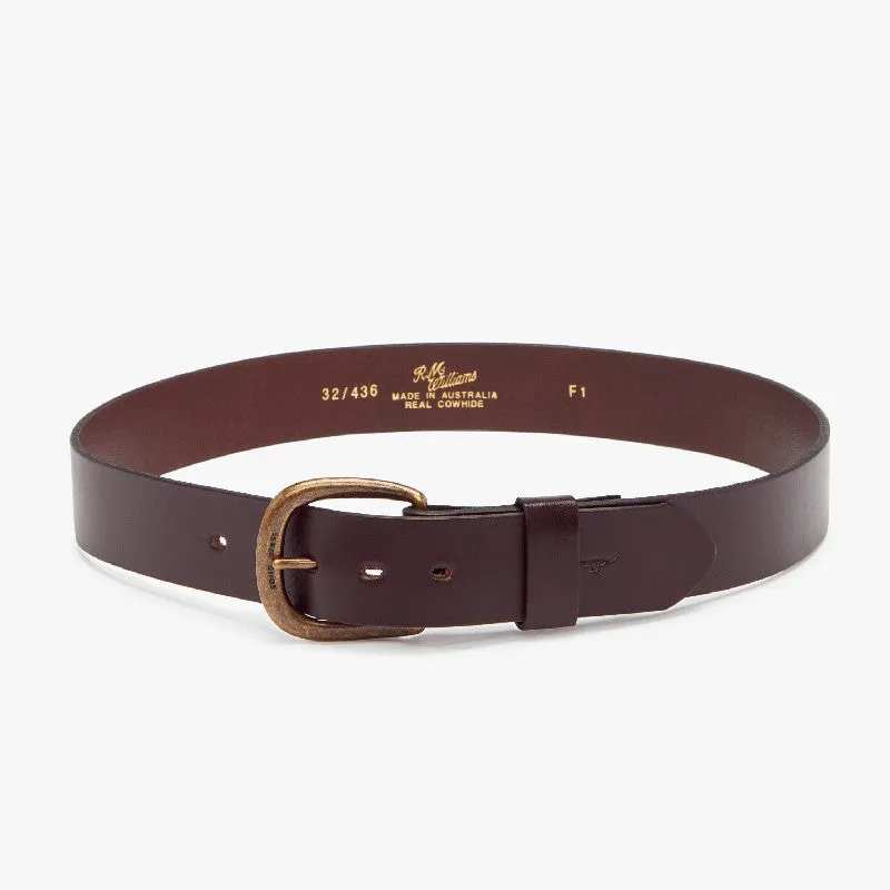 R.M.Williams 1 1/2" Traditional Mens Belt - Chestnut