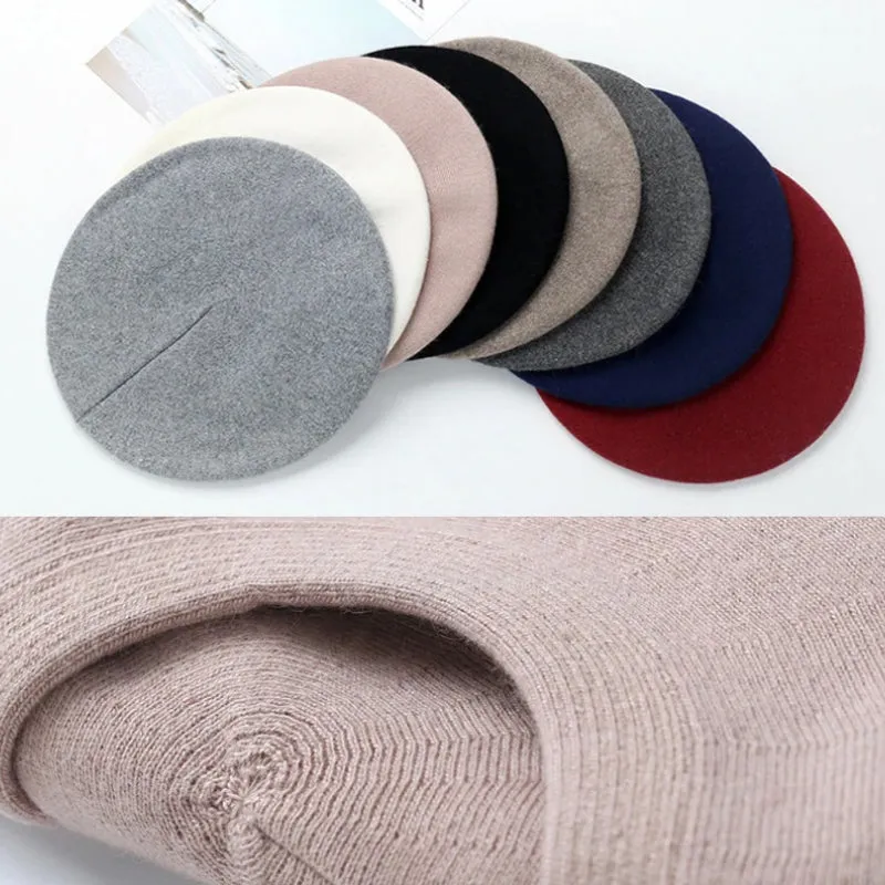 Soft and Slouchy Outdoor Travel Winter Beret Hats