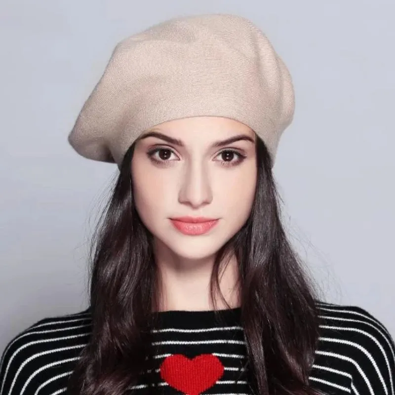 Soft and Slouchy Outdoor Travel Winter Beret Hats