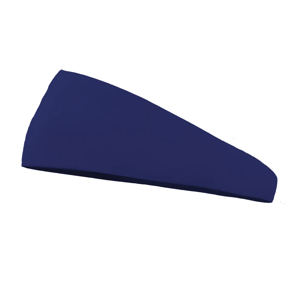 Solid Color 4" Tapered Wicking Headband