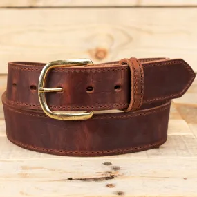 Stitched Wax Coat Belt