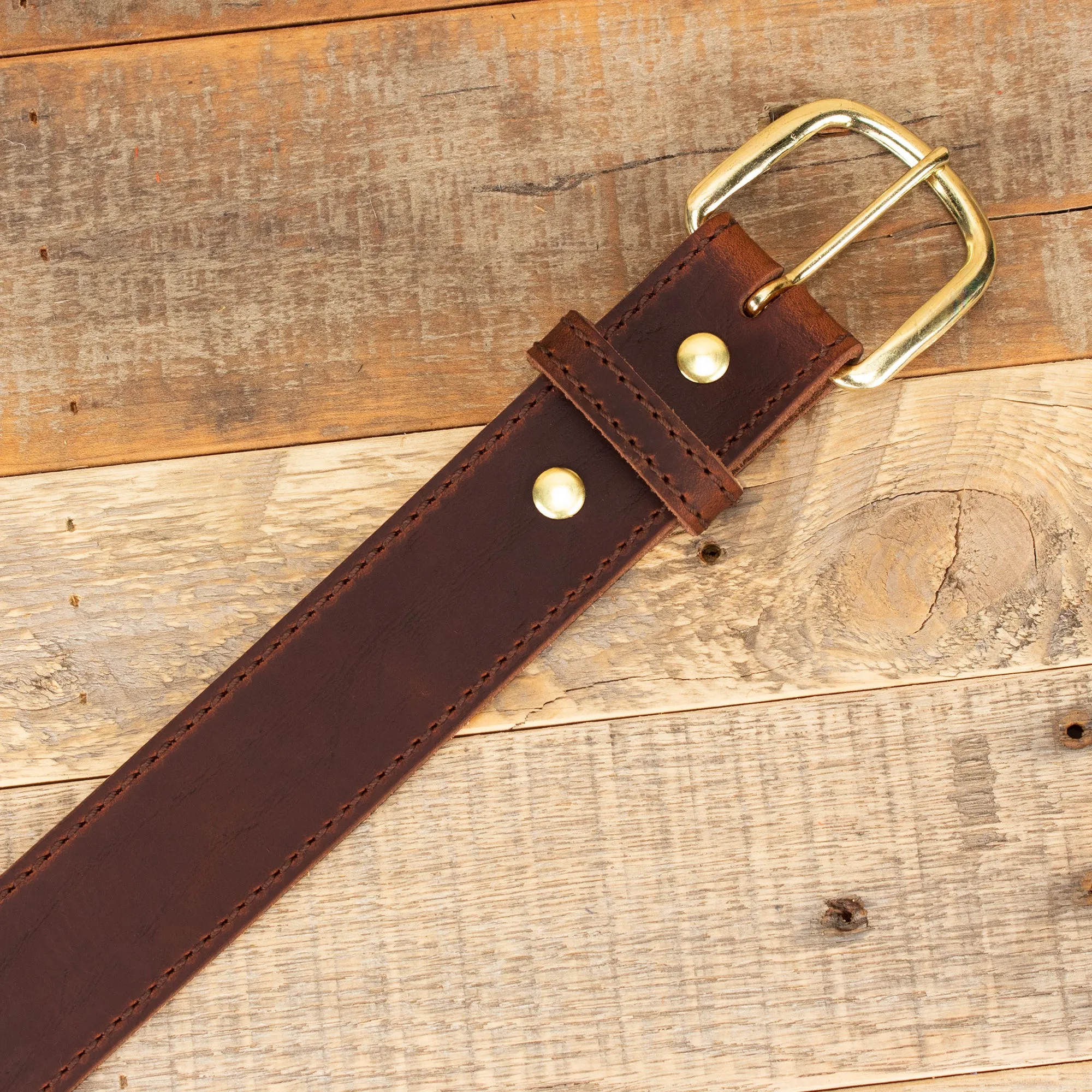 Stitched Wax Coat Belt