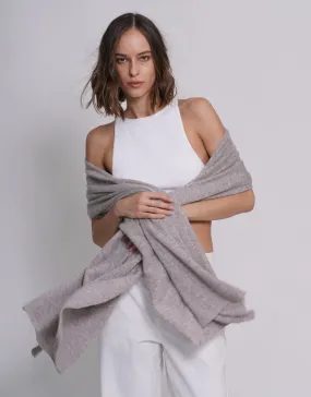 The Soft Cashmere Scarf in Koala