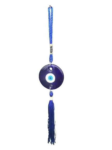 VIKACRAFT Evil Eye Hanging for Home Entrance, Car, Office Nazar Battu for Home Entrance Blue Evil Eye Lucky Charms for Good Luck Prosperity Zodiac Success Health Wealth Office Home Decor & Car